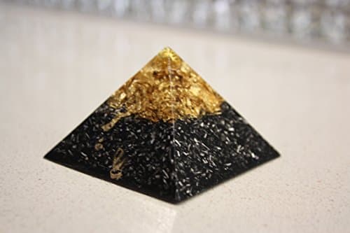 2.7" or 6.7 cm Orgone Pyramid - Orgonite Pyramid EMF Protection, Healing Energy