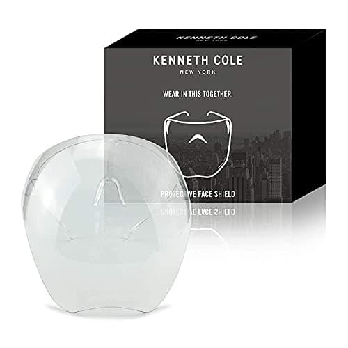 Kenneth Cole Goggle-Style Face Shield with 180Â° Safety Coverage: Anti-Fog Glasses and Clear Face Visor Integrated in One Design - Unisex Fashion Protective Wear for Men & Women