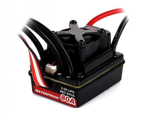 Leopard Hobby #ESCWP80A Leopard 80A Waterproof ESC For 1/10 RC