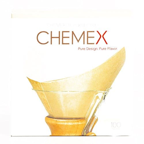 Chemex Unbleached Coffee Filters 100 Count