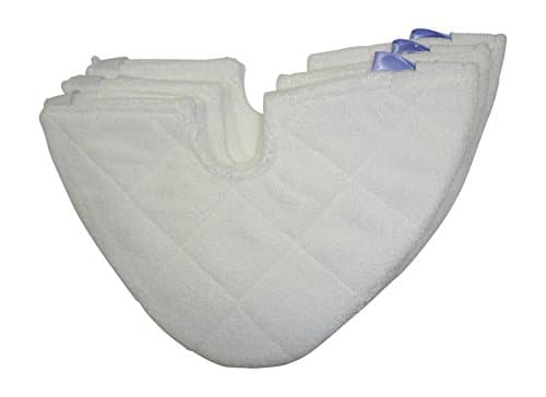 3 Pack Microfiber Steam Mop Triangle Pads for Shark S3501, S3601, S3801CO, S3901 with Triangle Mop Head. Designed &amp; Engineered by Best Vacuum Filter
