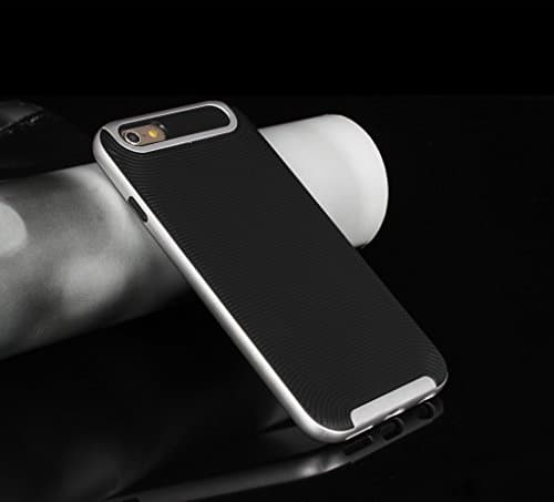 iPhone 6s Plus Case, S Legit Non-Slip Durable Silicone Shock Resistant Extreme Scratch Protection Hybrid Cover for Apple iPhone 6s Plus(2015) / 6 Plus(2014) 5.5-inch - Silver