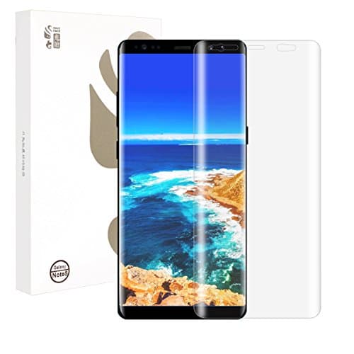 Note 8 Screen Protector, Guilian 1 Pack Premium Tempered Glass Screen Protector with Most Durable 3D Touch Compatible Anti-Scratch High Definition Bubble Free for Samsung Galaxy Note 8