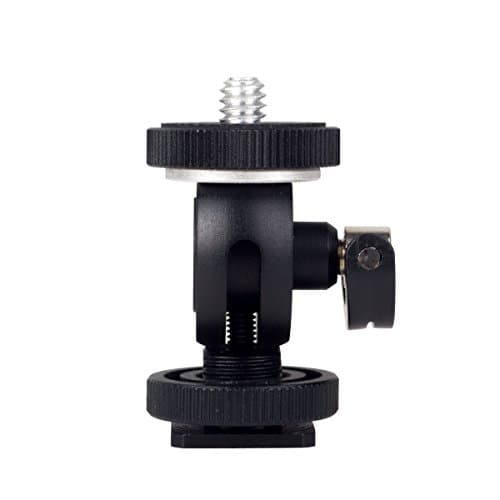 ATNY YT-18 Multi-purpose Mini Ball Head with Lock and Hot Shoe Adapter Camera Cradle