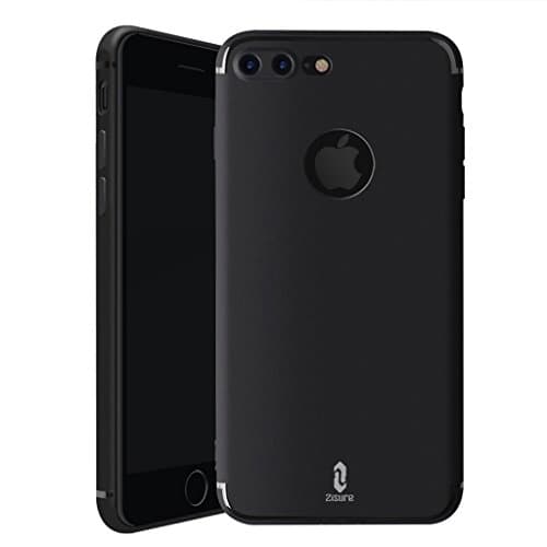iPhone 7Plus Case,Zisure [TS7] Ultra Thin Soft TPU Cellphone Protection Cases Slim Fit for Apple iPhone 7 Plus 5.5in (BLACK)