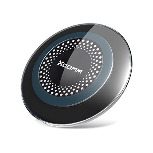 QI Wireless Charger Xcomm Fast Wireless Charging Pad for iPhone X iPhone 8 Plus Samsung Galaxy S7 S8 Note 8 - No AC Adapter