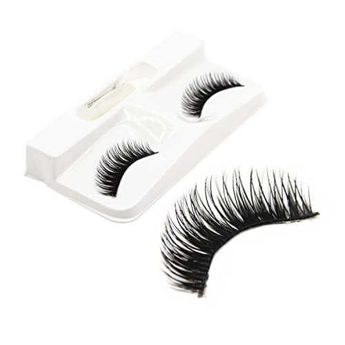 False Eyelashes,yMakeUp 1 Pair Black Long Thick Soft Flase Eye Lashes Reusable for Makeup Cosmetic Fake Eyelashes（Glue Included） (506)