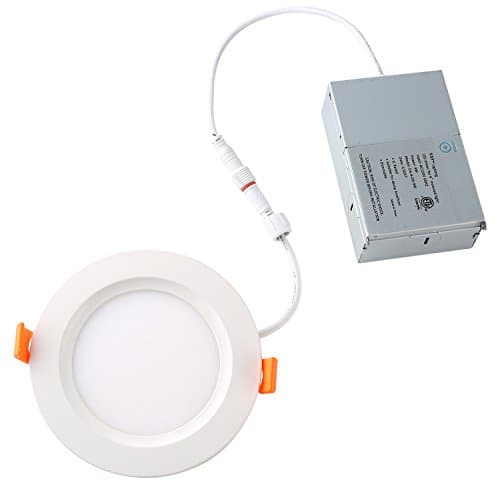 YAY slim LED panel - 4 inch - with junction box - ETL list - 810 Lumens - warm white (3000K)