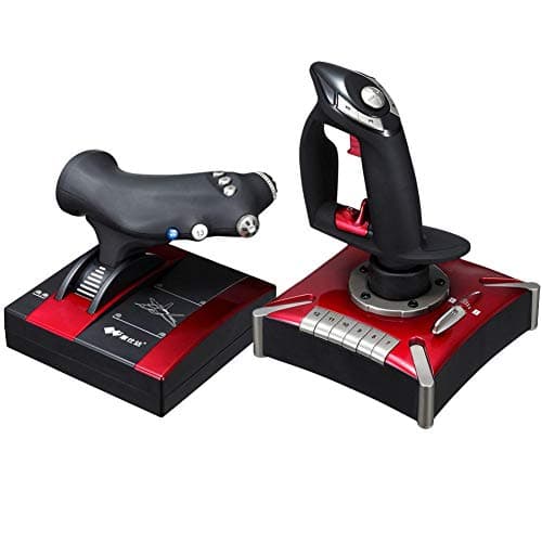 Owlhouse Flight Simulator Joystick, Agricultural Flight Joystick Simulator, USB Interface, for Computer Flight Games, Agricultural Flight Simulator Controller, Ace Fighter