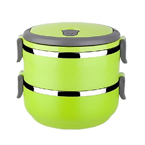 ViccLife THERMAL BENTO STAINLESS STEEL STACKABLE LUNCHBOX 2 LAYERS