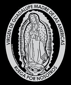 Virgen De Guadalupe Car Decal