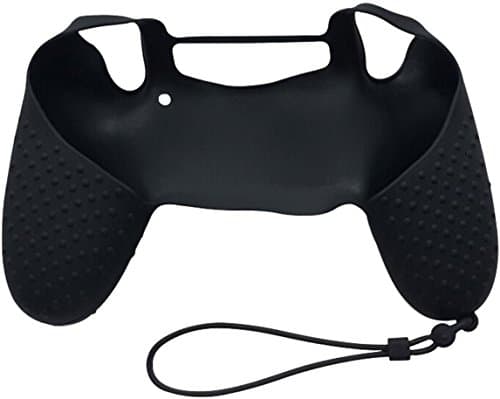 Black Playstation 4 Controller Silicone Wrist Strap Cover