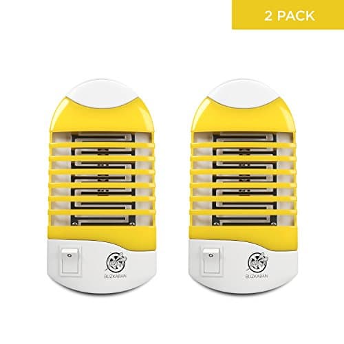 Mosquito Killer Lamp, Indoor Bug Zapper, Electronic Insect Killer Eliminates Most Flying Pests - 2 pack, Yellow color.1 year Warranty and Money Return.