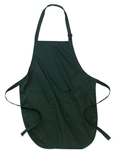 AimTrend Unisex Multi-Use Full Length Stain Protected Apron with Pockets Hunter