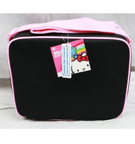 Hello Kitty 16" Large Backpack - Black Check Box