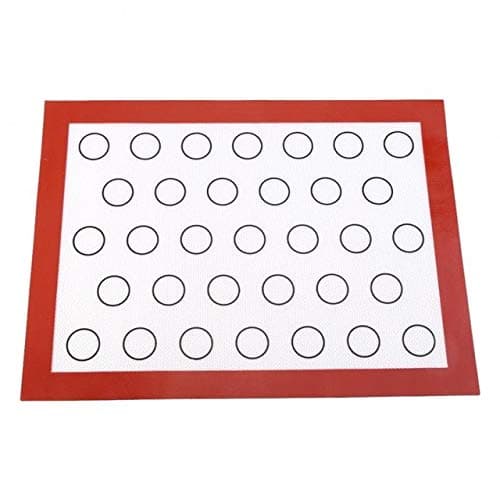 Miu Silicone Baking Mat - Silcon Baking Matts - Non-Stick Macaron Silicone Baking Mat Pad Sheet Silicone Pastry Baking Utensils Pastry Tools Rolling Dough Mat Fondant Bakeware