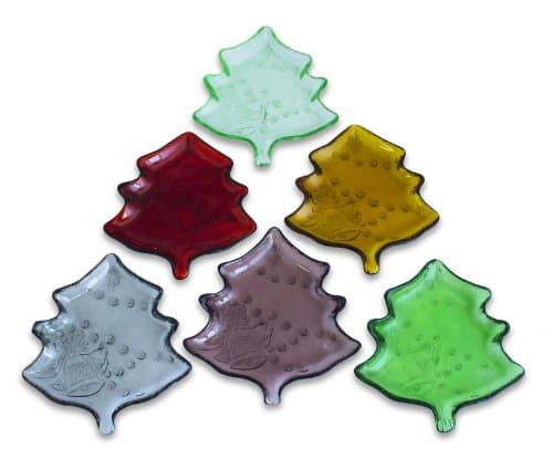 Studio Silversmith 6 Piece Christmas Tree Plate Set