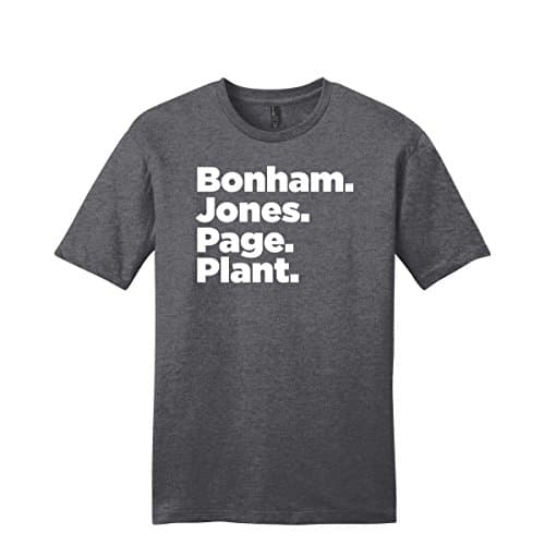 VisualPhilosophy Zed Zeppelin t Shirt (Grey, X Large)