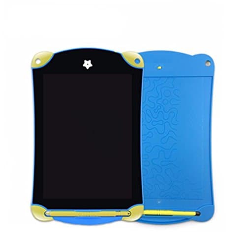 LCD Writing Tablet，Screen Lock Electronic Writing Board, ITWLINX Portable Handwriting Notepad with stylus , Erasing Drawing Board for Kids and Adults at Home, School and Work Office.(8.5inch,blue）