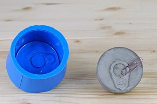 Silicone mold for concrete, Tin can mold