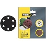 FlexovitHook & Loop Sanding Discs 150 mm Medium 80g (6)