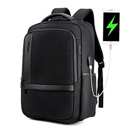 Laptop Backpack-Lightweight Computer Backpack,Water Resistant Laptop Backpack with USB Charging Port School Bookbag for 15.6-Inchand Notebook,Black