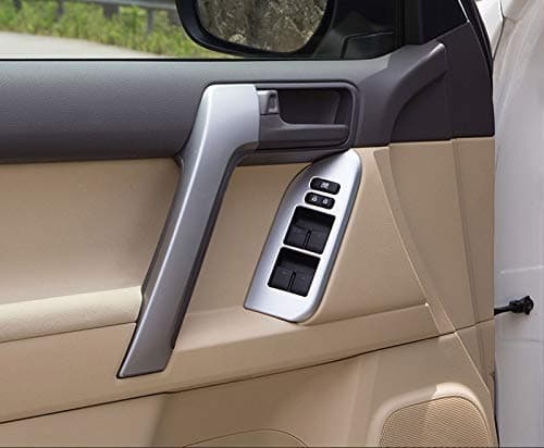 MAVMAX Door Window Switch Cover Interior Armrest Panel Trims Car Accessory LHD For Toyota Land Cruiser Prado FJ150 150 2010-2018 (LHD)