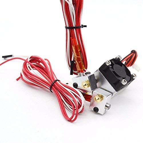 Wangdd22 3D Printer Chimera Extruder Double Nozzle Remote Full Kits 0.4mm 1.75mm Double Head Multi-Extrusion for V6 Dual Head Print