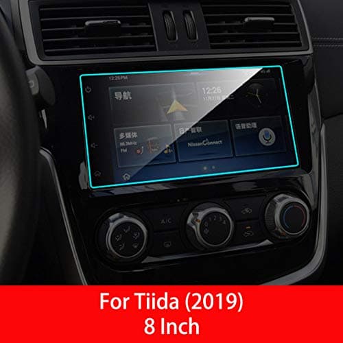 FANGPAN 7 8 Inch Car GPS Navigation Screen Protector Interior Tempered Glass Protective Film Car Accessories,For Nissan Tiida 2014 2019