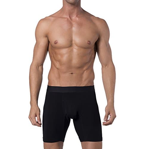 2-Pack Mens Modal Boxer Briefs with Fly