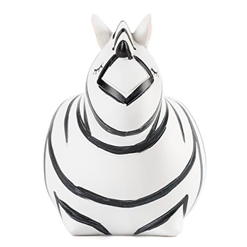 Mini Zebra Succulent Planter Cacti Pots Tiny Flower Containers Decorative with Cute Colorful Animal Shape (Zebra)