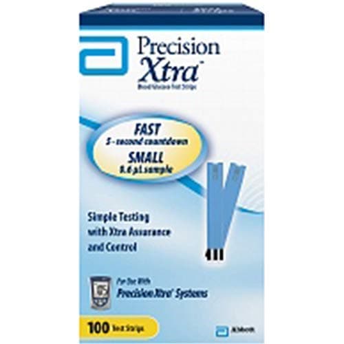 Precision Xtra Glucose Test Strips - 100 Ct, Not Ketone Test Strips