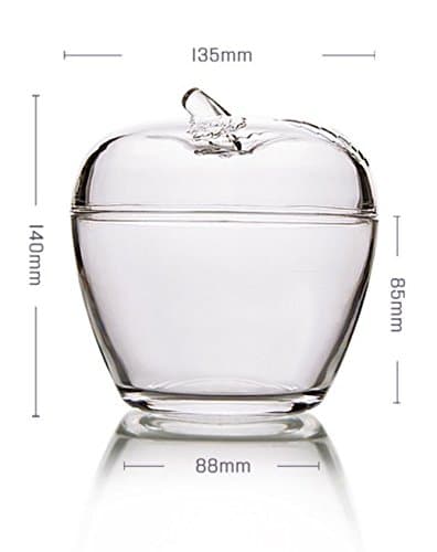 Storage jar, transparent creative snacks dried fruit tea canister candy jar acrylic plastic cans sugar honey tanks storage tanks, 2