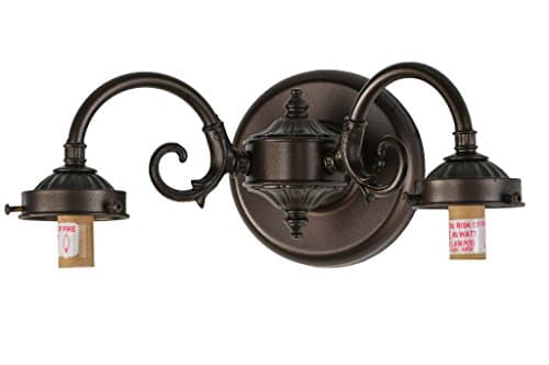 2 S-Arm Wall Sconce Hadware