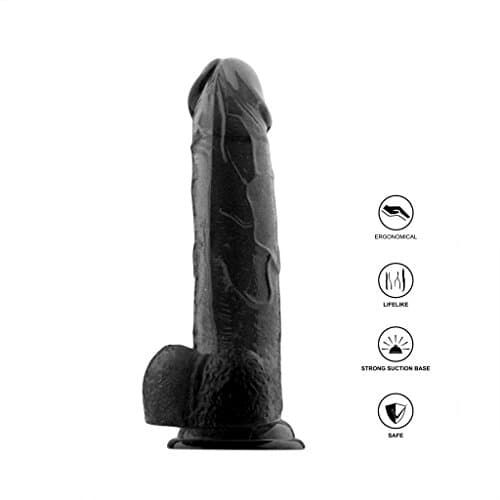 Soft and Comfortable 7.9 Inch Dil-d-o Realistic Massage Stick Perfect Christmas Gift for Female