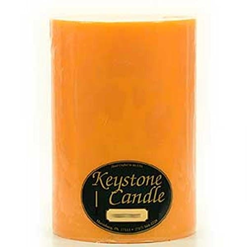 6 x 9 Orange Twist Pillar Candles