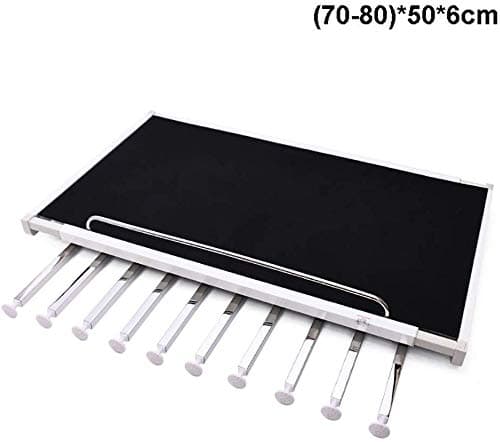 YGLight Hanger Pull-Out Trouser Rack Built-Mute Multi-Purpose Wardrobe Organizer Adjustable Width Trousers Smooth Quiet Operation Pants Stainless Steel (Color : A, Size : (70-80) 506CM)