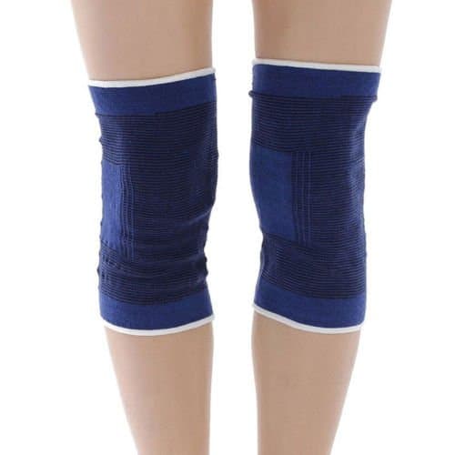 2 x Elastic Knee Support Pad Brace Guard Sleeve Strap Bandage Wrap Gym AY Goods Shop