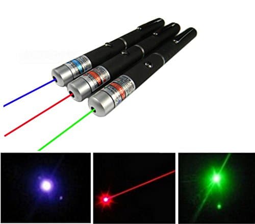 JOU Powerful Green Laser Pointer Pen Visible Beam Light Lazer High Power 532nm Projection pen (50mw) (purple)