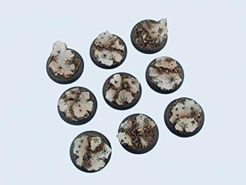 Micro Art Studio Round Wide Lip Ruin 30mm Bases (5