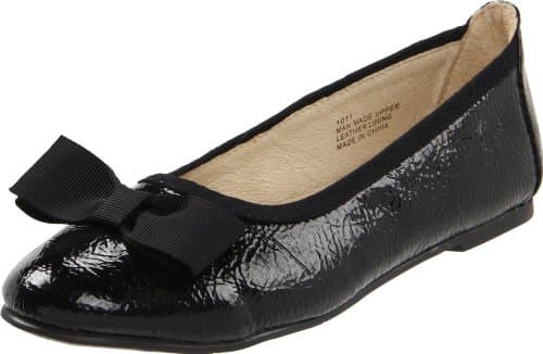 Pazitos Firefly BF Ballet Flat,Black,27 EU (9.5 M US Toddler)