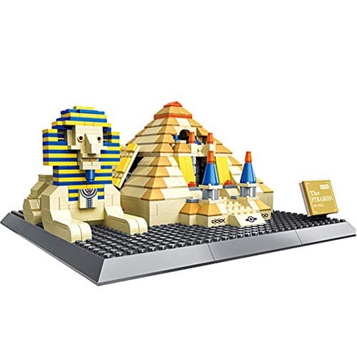 Yyz World Architecture Series Building Blocks Building Model Pyramid Assembling Puzzle Blocks Birthday Gift