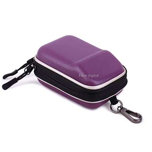Hard Shock Resistant Digital Camera Case For CANON PowerShot SX730 HS SX620 HS/Panasonic Lumix DMC TZ100 TZ90 TZ93 TZ80 TZ70 LX15 / SONY Cyber-Shot DSC HX90 HX60 WX500 RX100 III IV V (Purple)