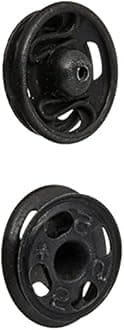 Dritz 80-1-1 Sew-On Snaps, Black, Size 1 8-Count