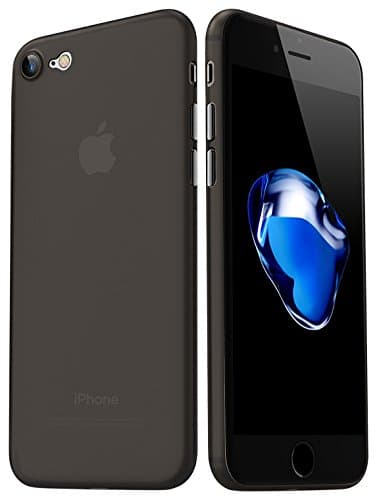 Viigoo iPhone 7 Case, Ultra Slim Fit Shell PP [0.35mm] Thinnest Hard Protect Case Back Cover Case for iPhone 7 4.7 inch. [Semi-transparent Matte Black]