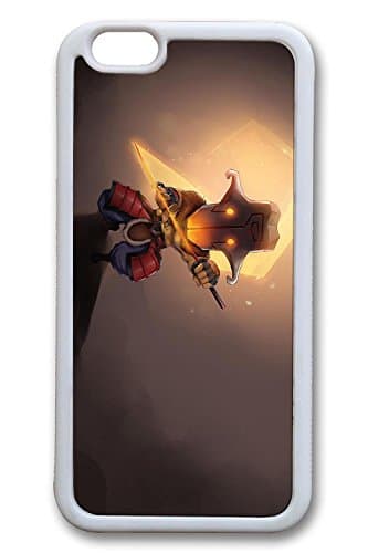 Gory iPhone 7 Case - Anti-Scratch White Rubber Back Case Bumper for iPhone 7 Juggernaut Dota 2 Chibi Soft Rubber Back Case Cover for iPhone 7 4.7 Inches