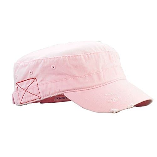 MG Distressed Washed Cotton Cadet Army Cap