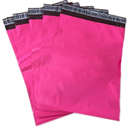 100 Pcs 6 x 9 Hot Pink Poly Mailer Envelopes Shipping Bags with Self Adhesive, Waterproof and Tear-proof Postal Bags by Onugi