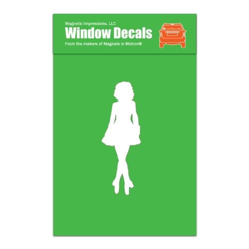 Irish Dancer Female Car Window Decal