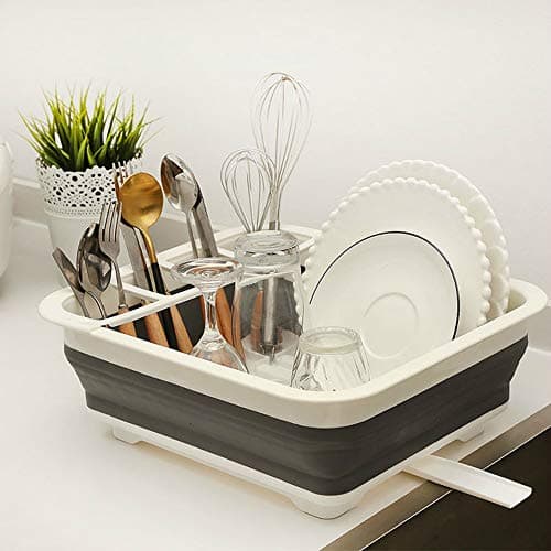 Foldable Kitchen Drain Dish Rack Tableware Storage Box Folding Dish Rack Tableware Rack Cup Holder